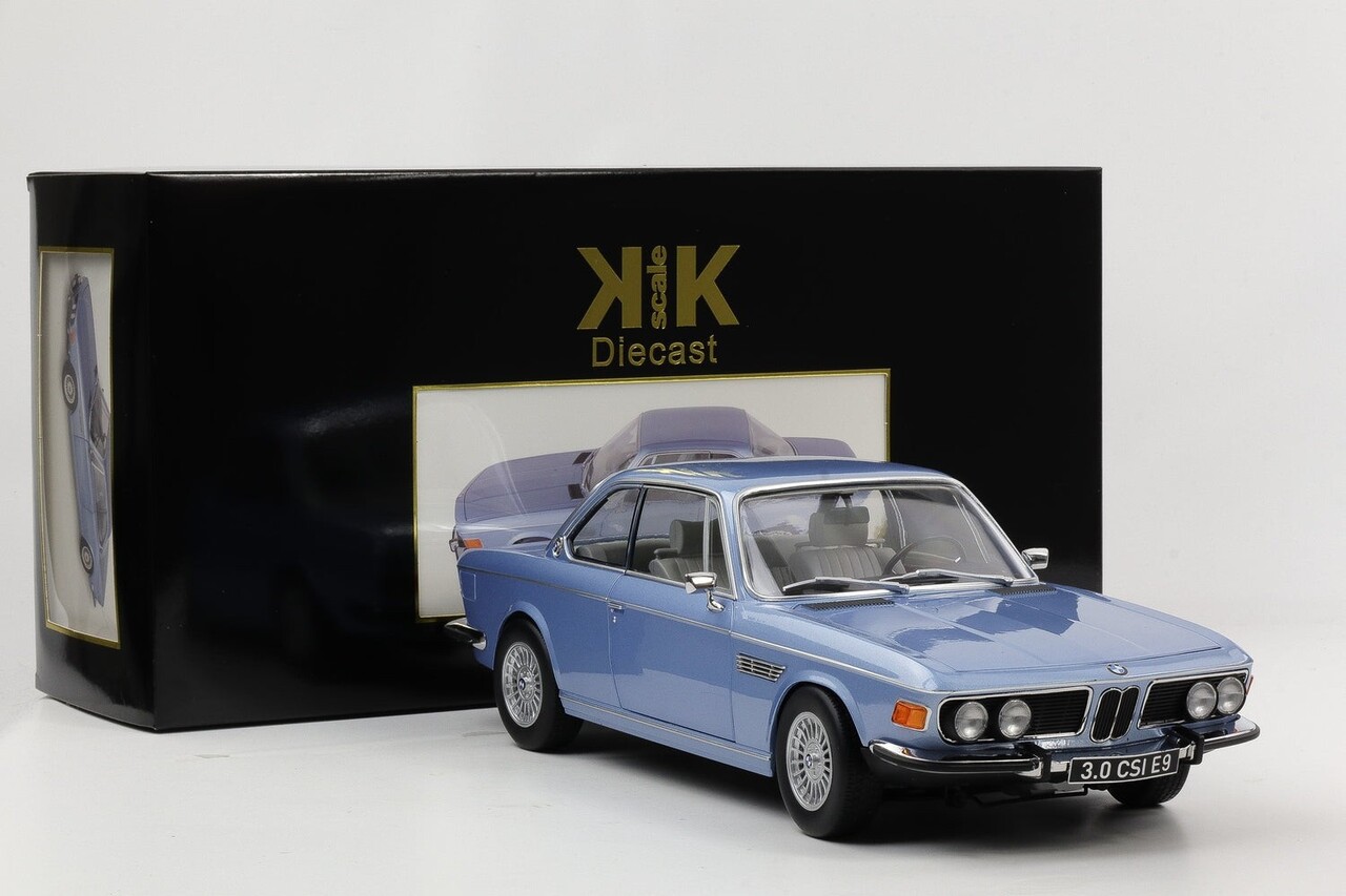 BMW BMW 3.0 CSi E9 Coupe 1971 + Alpina Rims - 1:12 - KK Scale