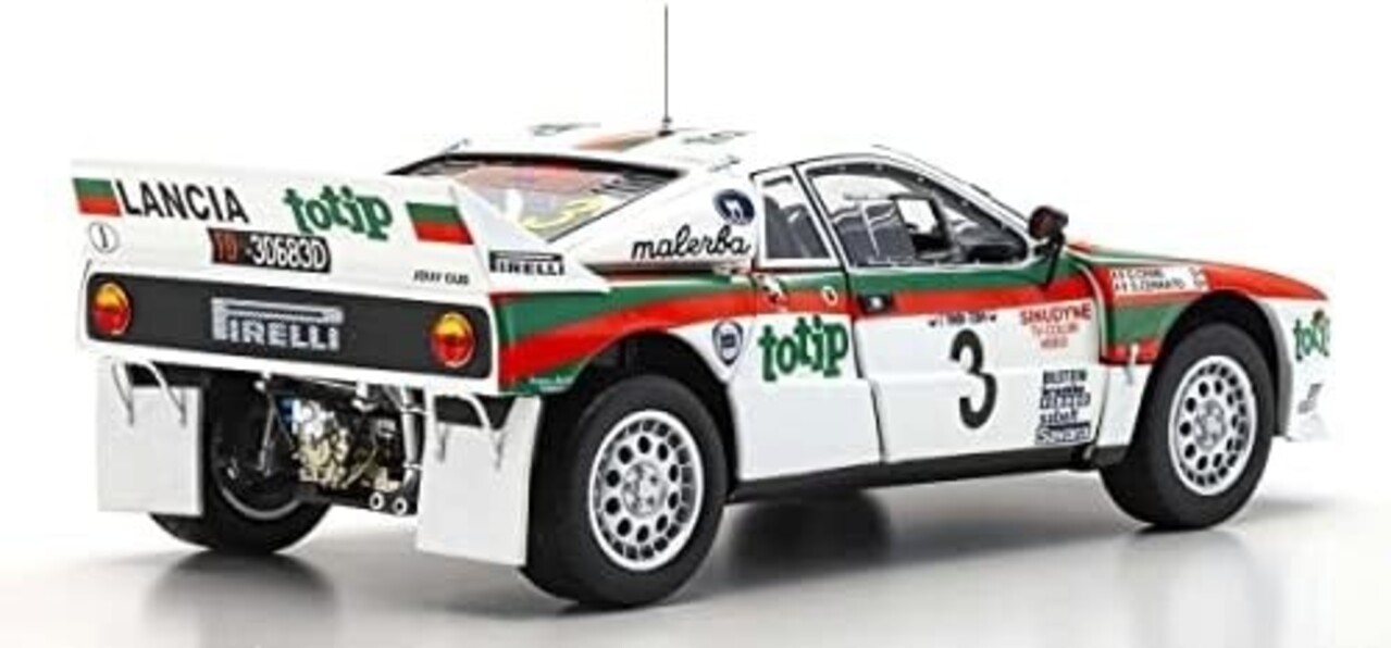 Lancia Lancia Rally 037 #3 Totip Rally Island of Elba 1985 - 1:18 - Kyosho