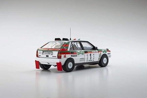 Lancia Lancia Delta HF Integrale 4WD #1 Team Lancia Totip Winner Rally Targa Florio 1987 - 1:18 - Kyosho Lancia Lancia Delta HF Integrale 4WD #1 Team Lancia Totip Winner Rally Targa Florio 1987 - 1:18 - Kyosho