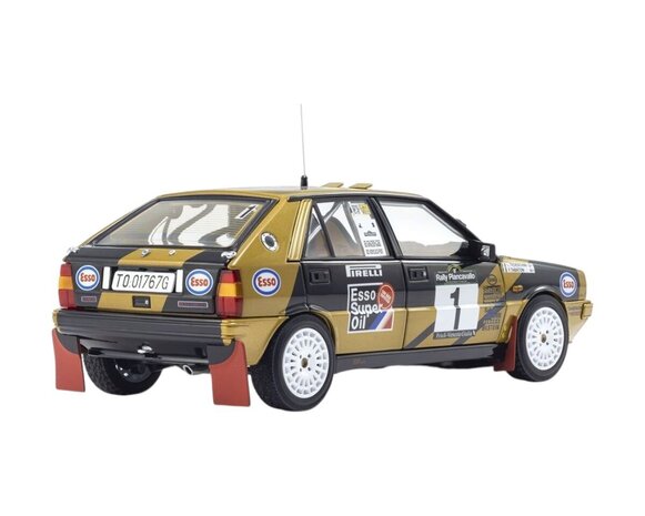 Lancia Lancia Delta HF Integrale 4WD #1 Team Esso Winner Rally Piancavallo 1987 - 1:18 - Kyosho Lancia Lancia Delta HF Integrale 4WD #1 Team Esso Winner Rally Piancavallo 1987 - 1:18 - Kyosho