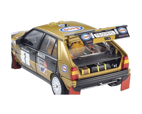 Lancia Lancia Delta HF Integrale 4WD #1 Team Esso Winner Rally Piancavallo 1987 - 1:18 - Kyosho Lancia Lancia Delta HF Integrale 4WD #1 Team Esso Winner Rally Piancavallo 1987 - 1:18 - Kyosho