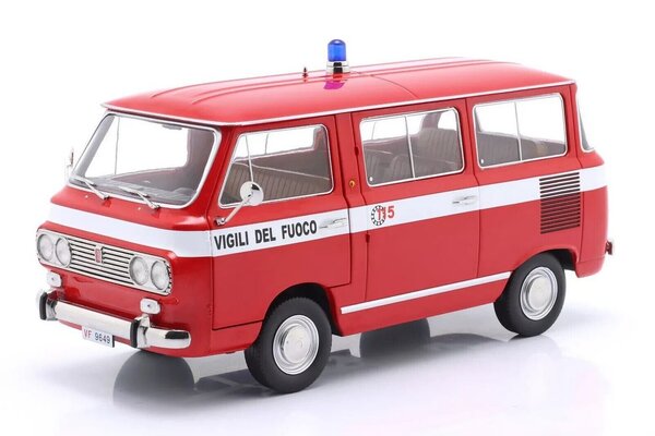 Fiat Fiat 850 Familiare Vigili Del Fuoco 1970 - 1:18 - Mitica Fiat Fiat 850 Familiare Vigili Del Fuoco 1970 - 1:18 - Mitica