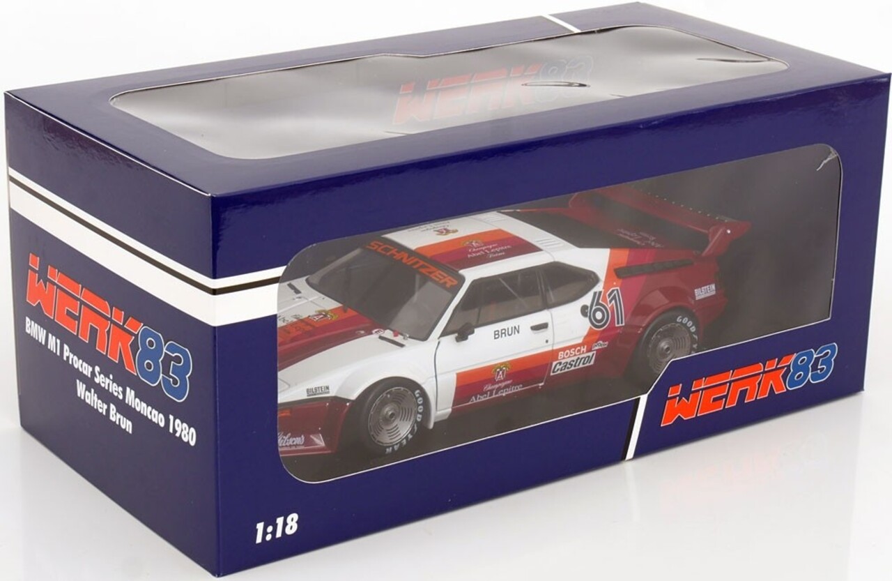 BMW BMW M1 Procar #61 Monaco 1980 - 1:18 - Werk83 BMW BMW M1 Procar #61 Monaco 1980 - 1:18 - Werk83