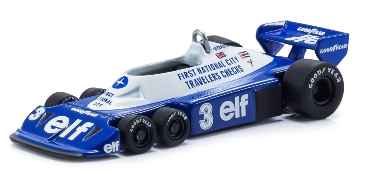 Formule 1 Tyrrell F1 P34/2 6 Wheeler #3 Elf Season 1977 - 1:64 - Kyosho Formule 1 Tyrrell F1 P34/2 6 Wheeler #3 Elf Season 1977 - 1:64 - Kyosho