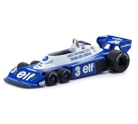 Formule 1 Tyrrell F1 P34/2 6 Wheeler #3 Elf Season 1977 - 1:64 - Kyosho