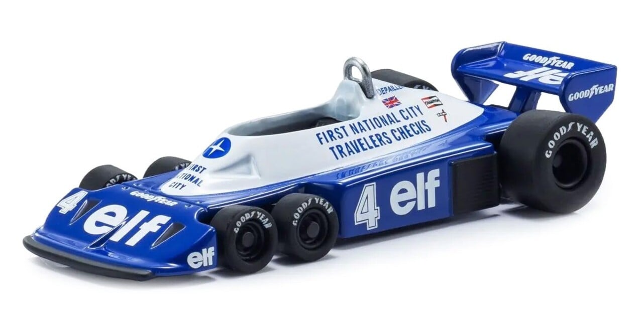 Formule 1 Tyrrell F1 P34/2 6 Wheeler #4 Elf Season 1977 - 1:64 - Kyosho Formule 1 Tyrrell F1 P34/2 6 Wheeler #4 Elf Season 1977 - 1:64 - Kyosho
