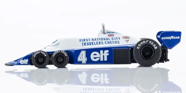 Formule 1 Tyrrell F1 P34/2 6 Wheeler #4 Elf Season 1977 - 1:64 - Kyosho Formule 1 Tyrrell F1 P34/2 6 Wheeler #4 Elf Season 1977 - 1:64 - Kyosho
