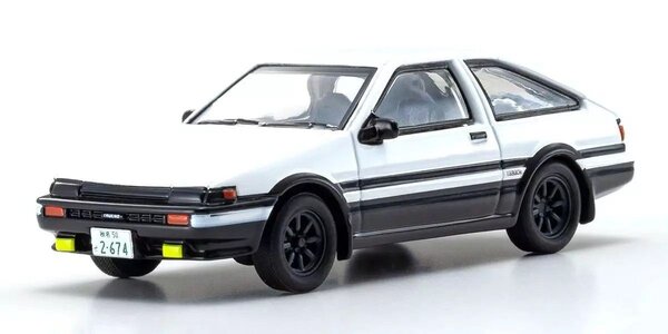 Toyota Toyota Sprinter Trueno (AE86) 'Initial D' 1995- 1:64 - Kyosho Toyota Toyota Sprinter Trueno (AE86) 'Initial D' 1995- 1:64 - Kyosho
