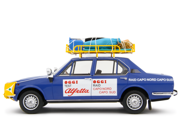 Alfa Romeo Alfa Romeo Alfetta 1.8 Journey Cape North Norway- Cape South South Africa 1973 - 1:18 - Laudoracing - Model