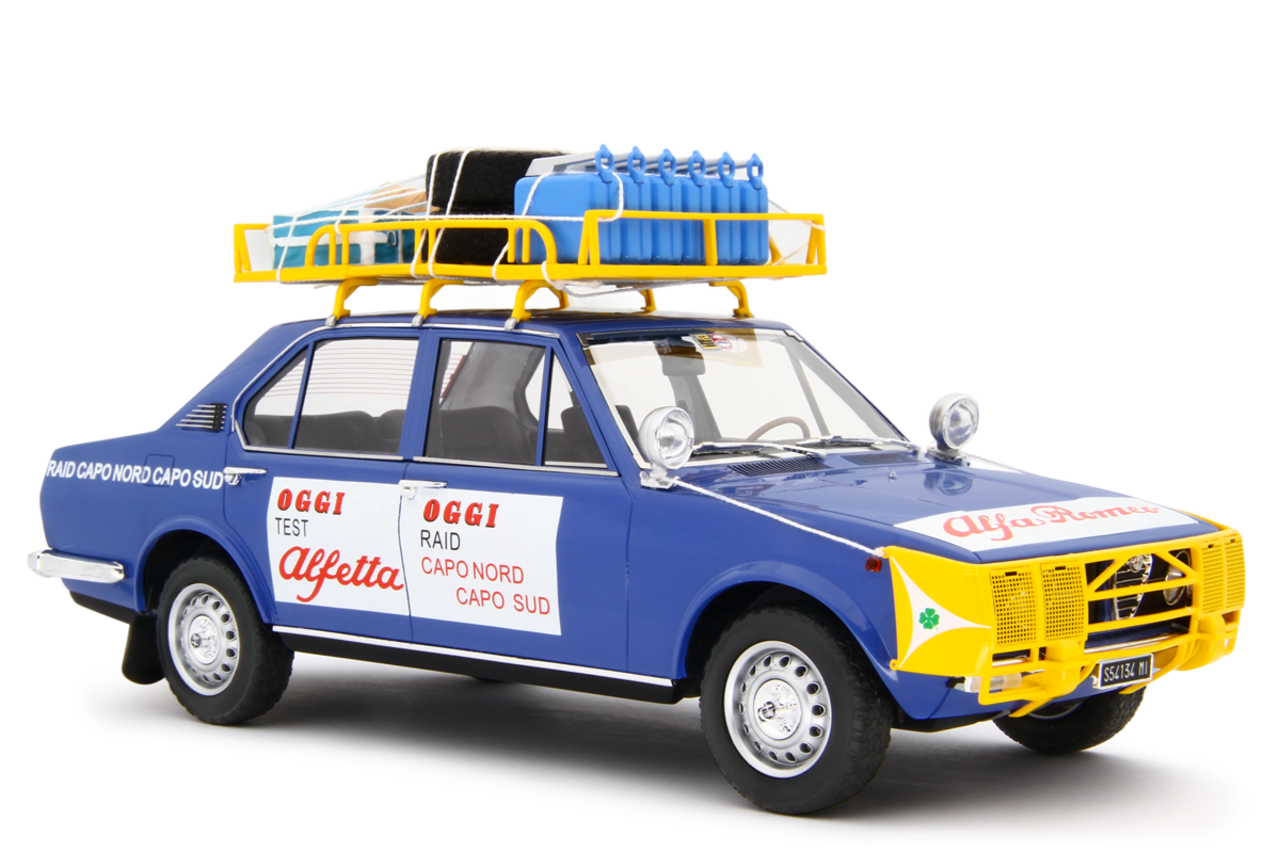 Alfa Romeo Alfa Romeo Alfetta 1.8 Journey Cape North Norway- Cape South South Africa 1973 - 1:18 - Laudoracing - Model