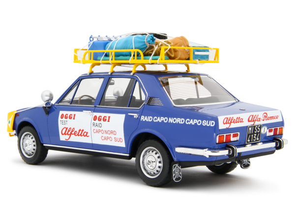 Alfa Romeo Alfa Romeo Alfetta 1.8 Journey Cape North Norway- Cape South South Africa 1973 - 1:18 - Laudoracing - Model