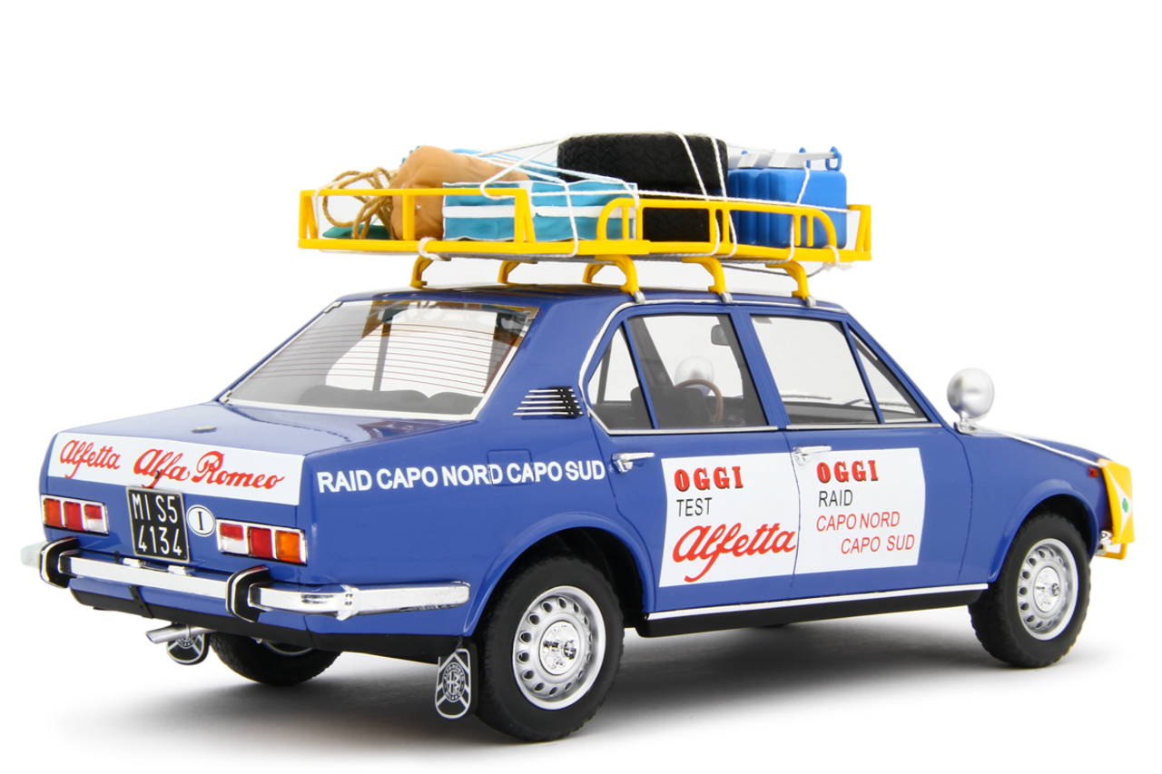 Alfa Romeo Alfa Romeo Alfetta 1.8 Journey Cape North Norway- Cape South South Africa 1973 - 1:18 - Laudoracing - Model