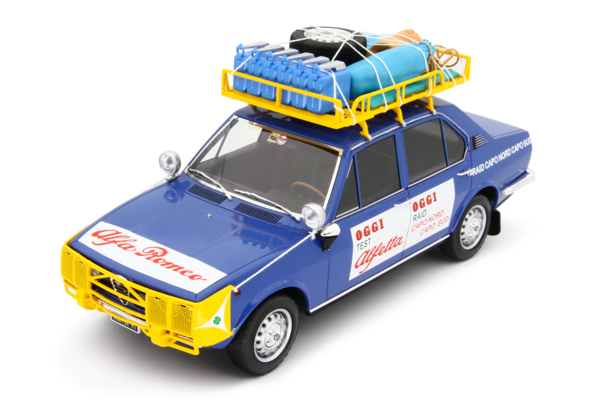 Alfa Romeo Alfa Romeo Alfetta 1.8 Journey Cape North Norway- Cape South South Africa 1973 - 1:18 - Laudoracing - Model