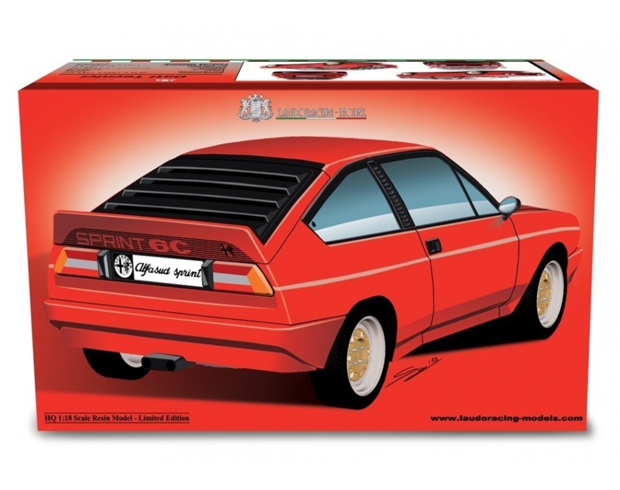 Alfa Romeo Alfa Romeo Sprint 6C Prototype Autodelta 1982 - 1:18 - Laudoracing - Model