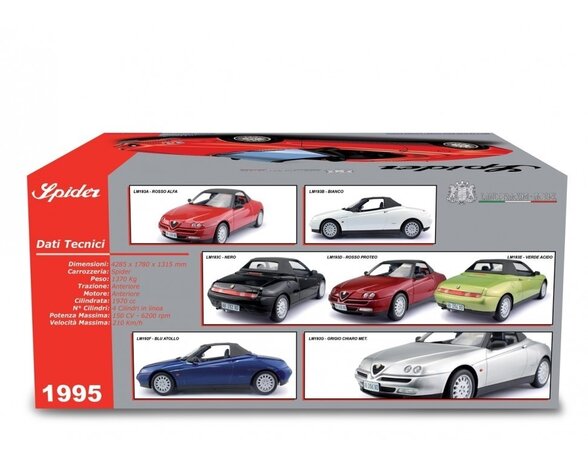 Alfa Romeo Alfa Romeo Spider 2.0 Twin Spark 1995 - 1:18 - Laudoracing - Model