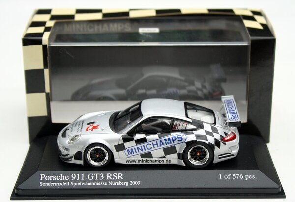 Porsche Porsche 911 GT3 RSR Spielwarenmesse Nürnberg 2009 - 1:43 - Minichamps