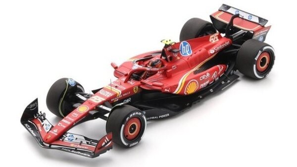 Formule 1 Ferrari SF-24 #55 2nd GP Austin USA 2024 (C. Sainz) - 1:18 - LookSmart