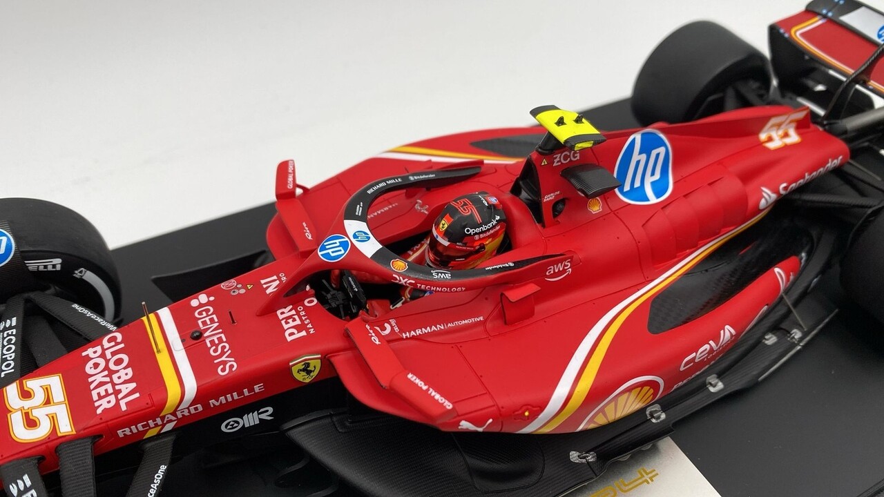 Formule 1 Ferrari SF-24 #55 2nd GP Austin USA 2024 (C. Sainz) - 1:18 - LookSmart