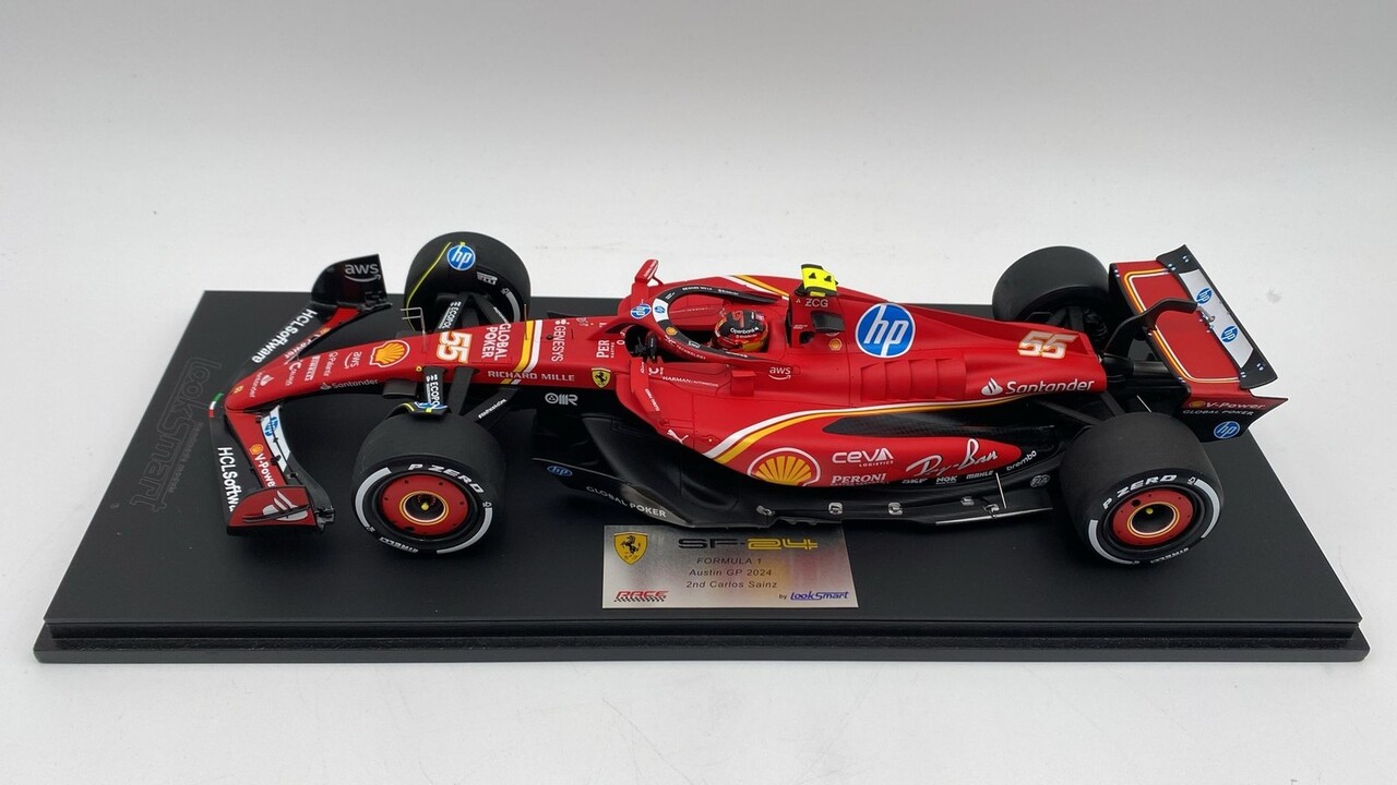 Formule 1 Ferrari SF-24 #55 2nd GP Austin USA 2024 (C. Sainz) - 1:18 - LookSmart
