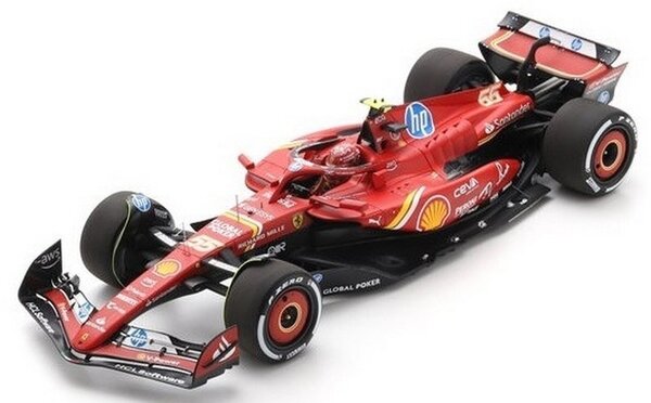 Formule 1 Ferrari SF-24 #55 2nd Winner GP Mexico 2024 (C. Sainz) - 1:18 - LookSmart