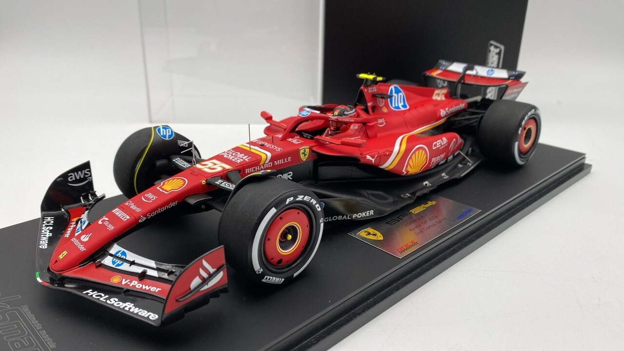 Formule 1 Ferrari SF-24 #55 2nd Winner GP Mexico 2024 (C. Sainz) - 1:18 - LookSmart