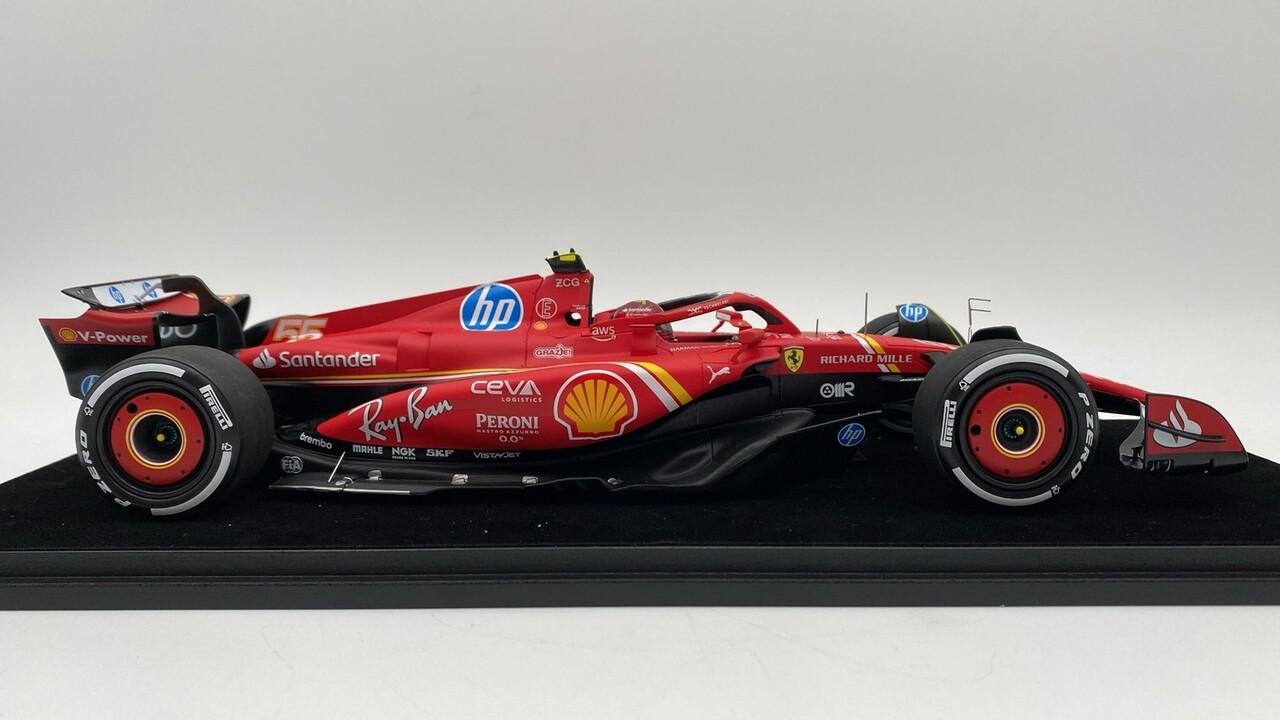 Formule 1 Ferrari SF-24 #55 2nd GP Abu Dhabi 2024 (C. Sainz) - 1:18 - LookSmart