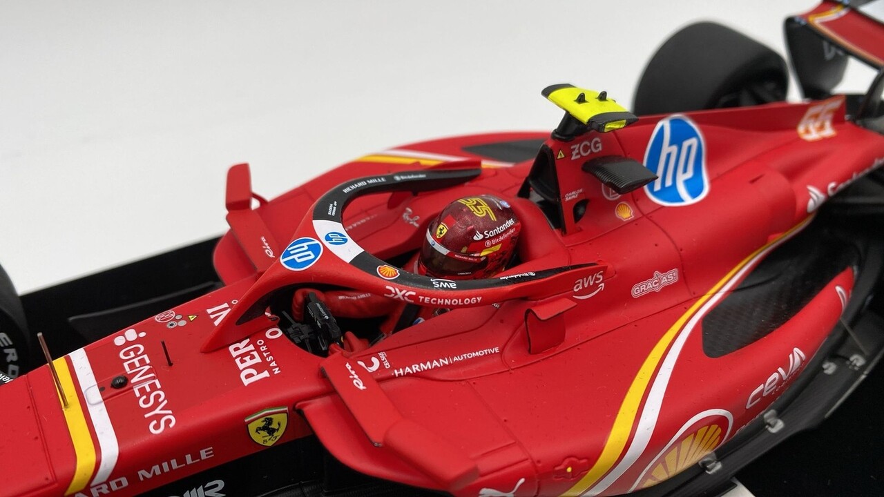 Formule 1 Ferrari SF-24 #55 2nd GP Abu Dhabi 2024 (C. Sainz) - 1:18 - LookSmart