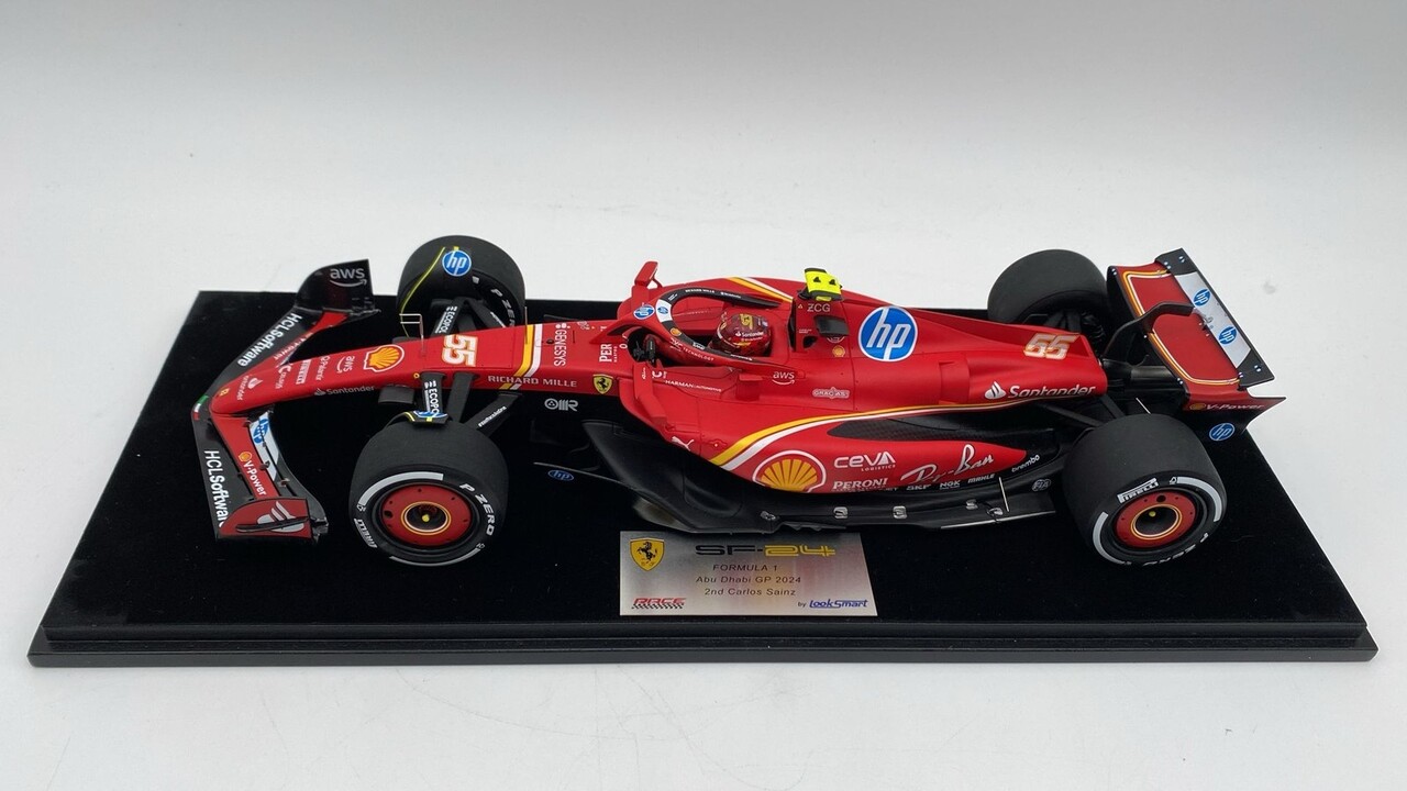 Formule 1 Ferrari SF-24 #55 2nd GP Abu Dhabi 2024 (C. Sainz) - 1:18 - LookSmart