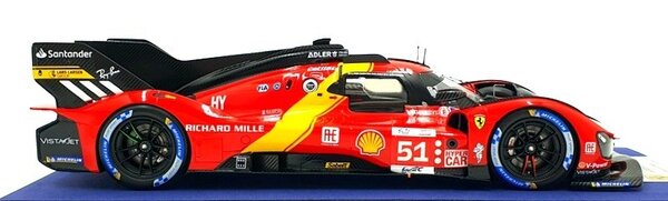 Ferrari Ferrari 499P 3.0L Turbo V6 #51 Winner  24H Le Mans 2023 - 1:18 - LookSmart
