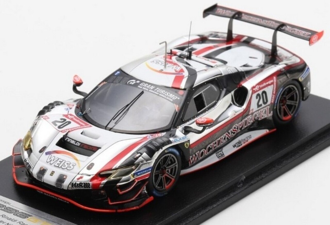 Ferrari Ferrari 296 GT3 3.0L Twin Turbo V6 Team WTM #20 7th 24H Nürburgring 2023 - 1:43 - LookSmart