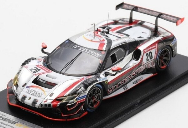 Ferrari Ferrari 296 GT3 3.0L Twin Turbo V6 Team WTM #20 7th 24H Nürburgring 2023 - 1:43 - LookSmart