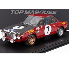 Lancia Lancia Fulvia HF 1600 Coupe #7 2nd Rally Acropolis 1972 (Night Version) - 1:12 - Top Marques Collectibles