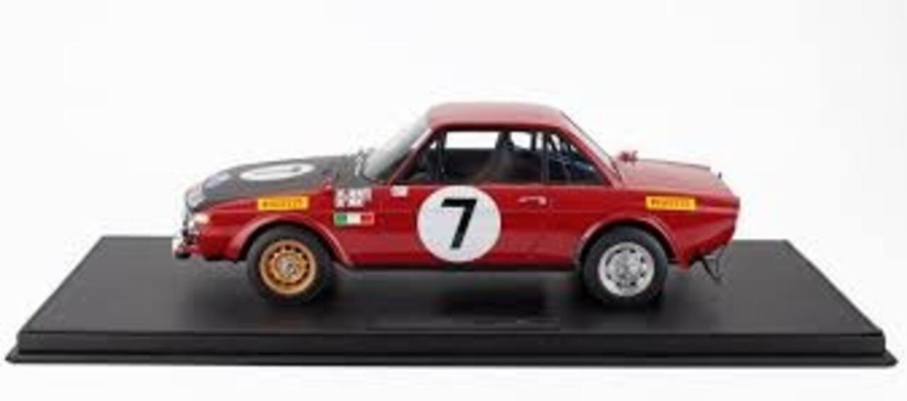 Lancia Lancia Fulvia HF 1600 Coupe #7 2nd Rally Acropolis 1972 (Night Version) - 1:12 - Top Marques Collectibles