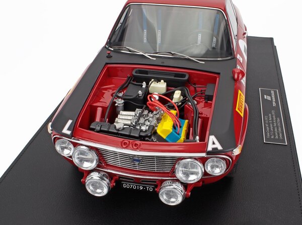 Lancia Lancia Fulvia HF 1600 Coupe #7 2nd Rally Acropolis 1972 (Night Version) - 1:12 - Top Marques Collectibles