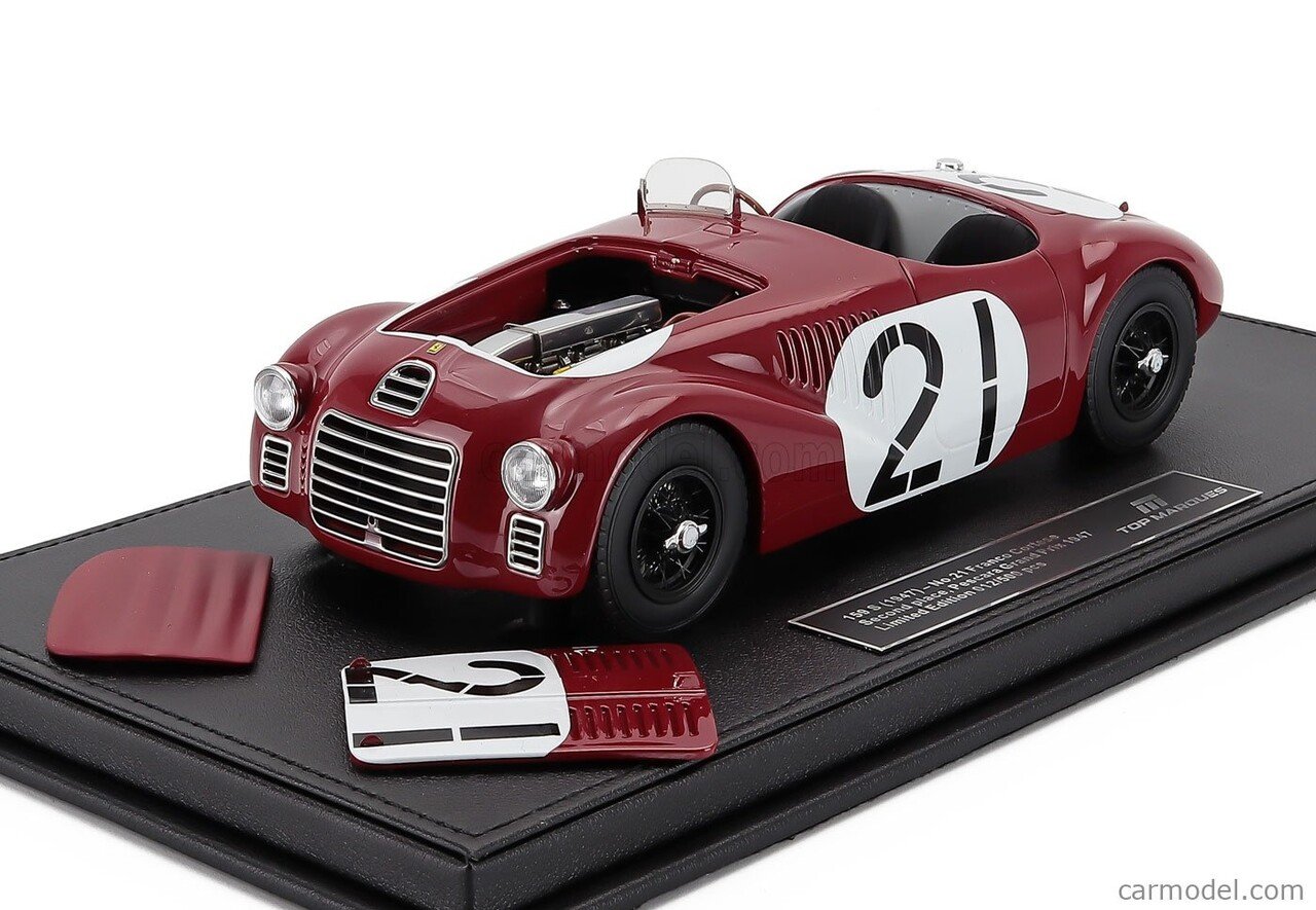 Ferrari Ferrari 125S Spider #21 2nd 12H Pescara (Italy) 1947 - 1:18 - Top Marques Collectibles