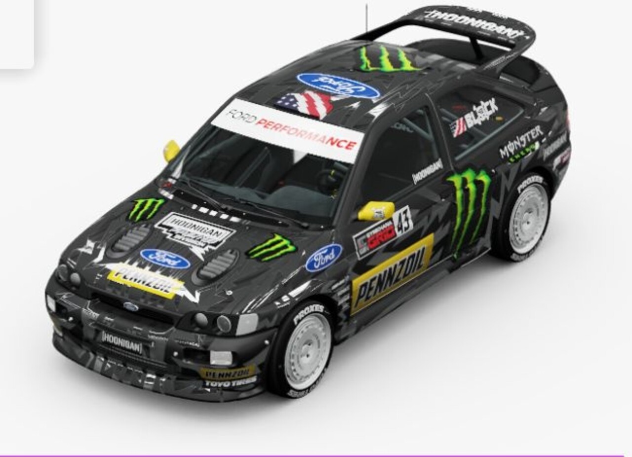 Ford Ford England Escort RS Cosworth #43 Hoonigan 2017 - 1:18 - Top Marques Collectibles
