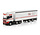 Mercedes-Benz Actros MP5 Giga Space 6x2 Twin Steer + Box Semitrailer 2 Axle 'AERS Transport'   - 1:50 - WSI Models