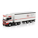 Mercedes-Benz Mercedes-Benz Actros MP5 Giga Space 6x2 Twin Steer + Box Semitrailer 2 Axle 'AERS Transport'   - 1:50 - WSI Models
