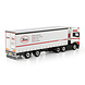 Mercedes-Benz Mercedes-Benz Actros MP5 Giga Space 6x2 Twin Steer + Box Semitrailer 2 Axle 'AERS Transport'   - 1:50 - WSI Models