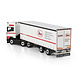 Mercedes-Benz Mercedes-Benz Actros MP5 Giga Space 6x2 Twin Steer + Box Semitrailer 2 Axle 'AERS Transport'   - 1:50 - WSI Models