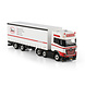 Mercedes-Benz Mercedes-Benz Actros MP5 Giga Space 6x2 Twin Steer + Box Semitrailer 2 Axle 'AERS Transport'   - 1:50 - WSI Models