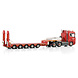 Scania Scania R Normal CR20N 6x4 + Manoovr + Boomslot 5 Axle 'Nooteboom Red Line' - 1:50 - WSI Scania Scania R Normal CR20N 6x4 + Manoovr + Boomslot 5 Axle 'Nooteboom Red Line' - 1:50 - WSI