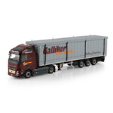 Volvo Volvo FH Aero Globetrotter 4x2 + Volume Semi Trailer 3 Axle 'Galliker' - 1:50 - WSI Models