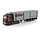 Volvo FH Aero Globetrotter 4x2 + Volume Semi Trailer 3 Axle 'Galliker' - 1:50 - WSI Models