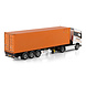 Volvo Volvo FH Aero Globetrotter 4x2 + Flex Container Semitrailer 3 Axle + 40Ft Container 'Peeman' - 1:50 - WSI Models