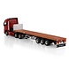Volvo Volvo FH5 Globetrotter Electric 6x2 Tag Axle + Flatbed Semitrailer 3 Axle 'Logi Trans'  - 1:50 - WSI Models