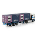 Volvo Volvo F12 Globetrotter 4x2 + Classic Container Semitrailer 3 Axle + 2x 20Ft Container 'Taale Transport' - 1:50 - WSI Models Volvo Volvo F12 Globetrotter 4x2 + Classic Container Semitrailer 3 Axle + 2x 20Ft Container 'Taale Transport' - 1:50 - WSI Models