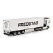 Volvo Volvo FH4 Sleeper Cab 6x2 Tag Axle + Reefer Semitrailer 3 Axle 'Fredstad' - 1:50 - WSI Models