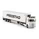 Volvo Volvo FH4 Sleeper Cab 6x2 Tag Axle + Reefer Semitrailer 3 Axle 'Fredstad' - 1:50 - WSI Models