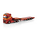 Volvo Volvo FH5 Globetrotter 6x2 Twin Steer + Extendable Semi Low Loader 3 Axle 'Klaas Kuiper Transport'  - 1:50 - WSI Models